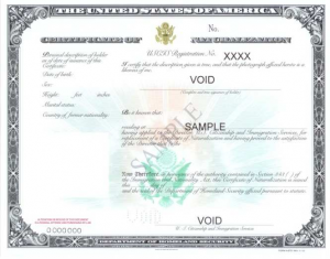 photocopy of us citizenship evidence