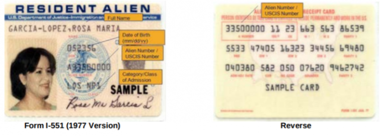 Resident Alien Card US Immigration Blog